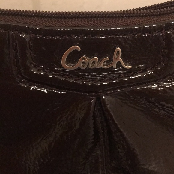 Coach Chocolate Leather Cross Over bag - Picture 3 of 6